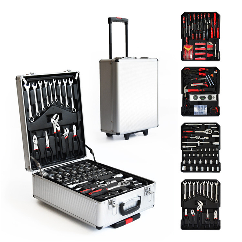 Socket Wrench - 186-delige aluminium koffer trolley mechanische autoreparatie