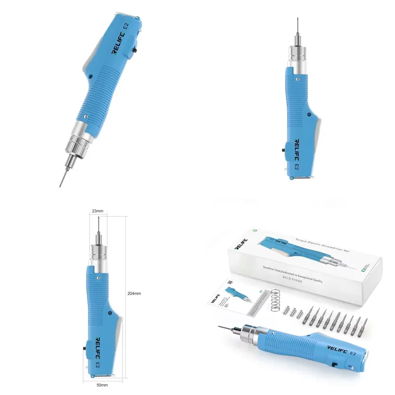 Screwdriver Set - RELIFE E2 Torque elektrische schroevendraaierset Elektrische