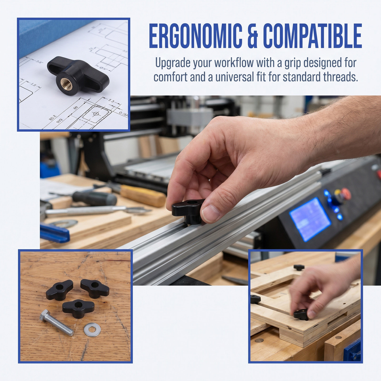 10 stuks ergonomische klemhand - Drill Press recensie en prijs